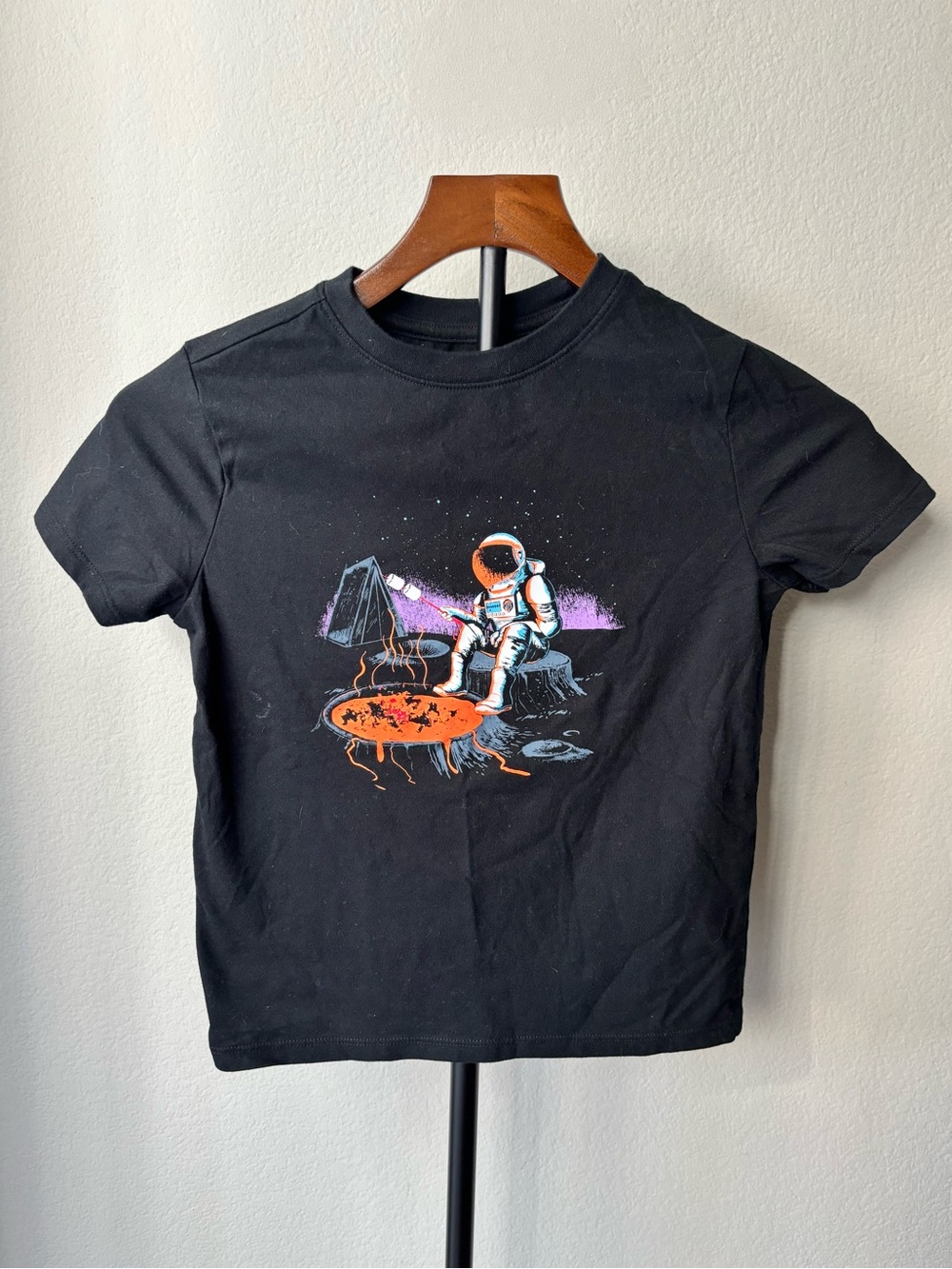Cat & Jack Black Astronaut Crewneck T-Shirt